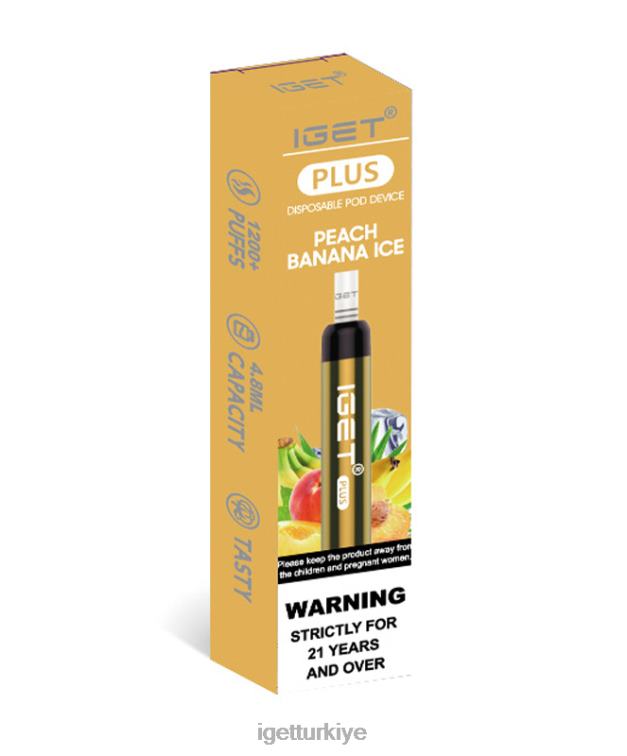 Vape 6062836 IGET  plus şeftali muzlu buz