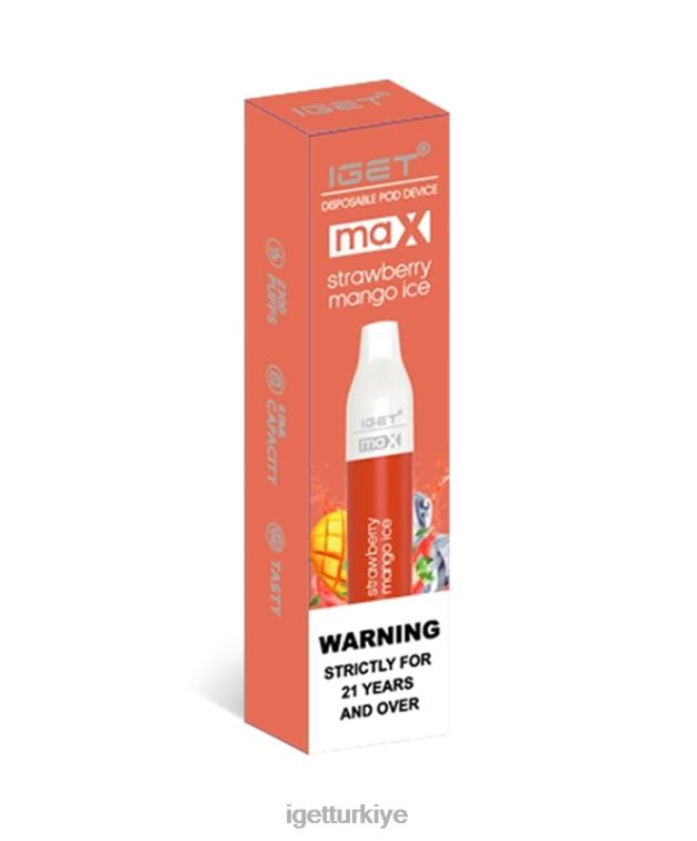 Iget Vape 6062891 maksimumu al çilek mangolu buz