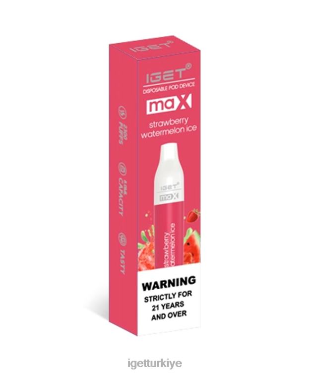 Iget Vapes 6062892 maksimumu al çilek karpuz buz