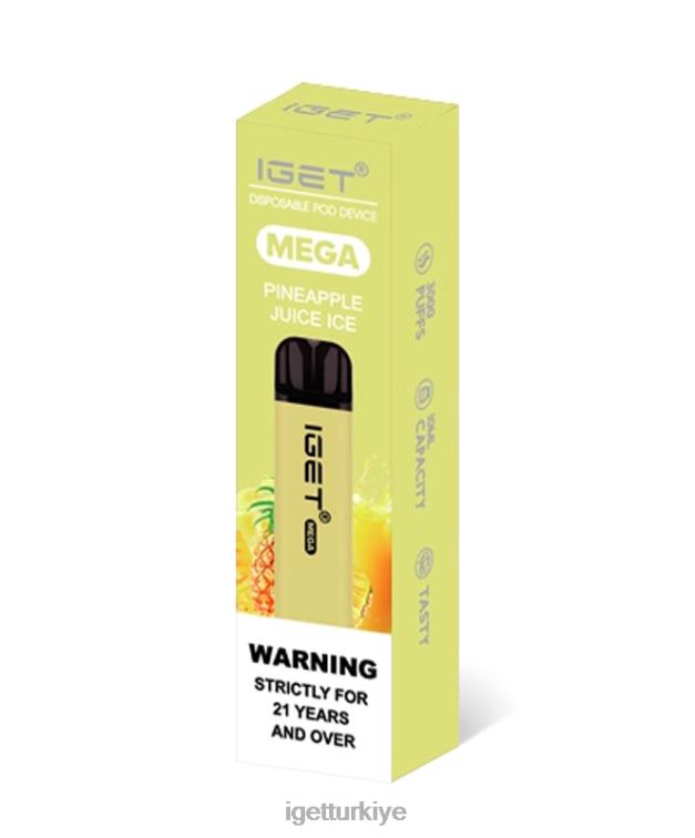 Discount Iget Vapes 60628140 Mega'yı anladım ananas suyu buz