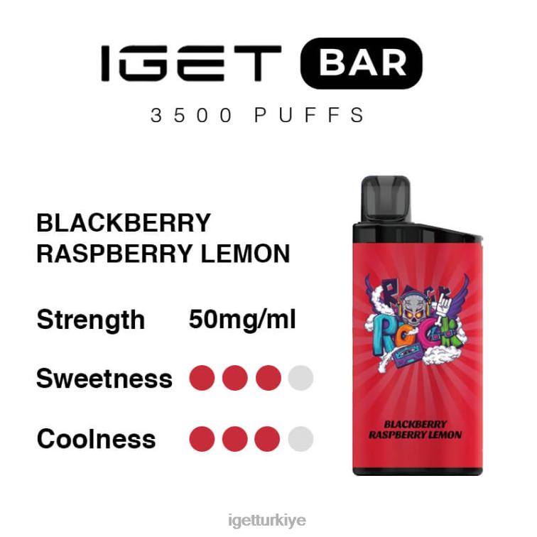 Eshop 60628296 IGET  bar 3500 puf böğürtlen ahududu limon