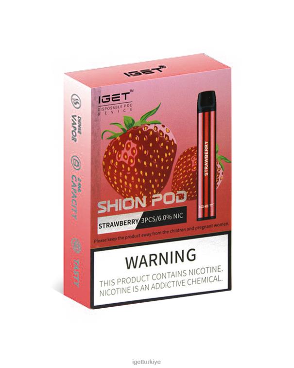 Discount Vapes 6062827 3 x IGET  shion çilek