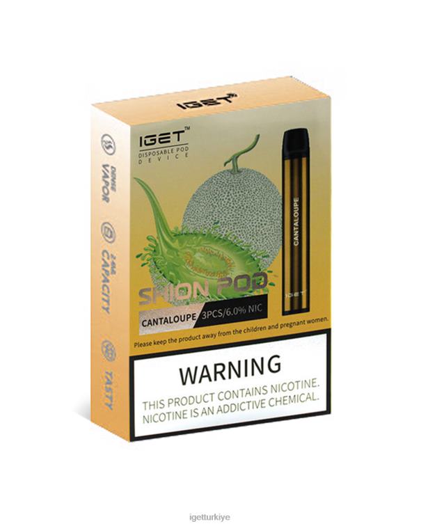 Discount Vapes 606287 3 x IGET  shion kavun