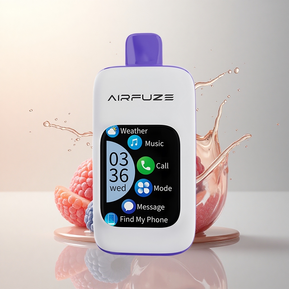 AirFuze Smart 30000 Puffs Mavi Ahududu Buz 900mAh Tip-C