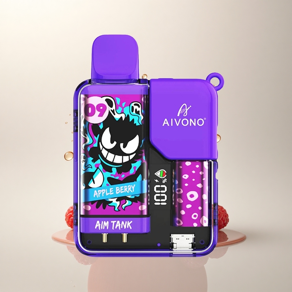 Aivono Aim Tank 9500 Puffs Elma Meyveli 650mAh 18ml Nikotin
