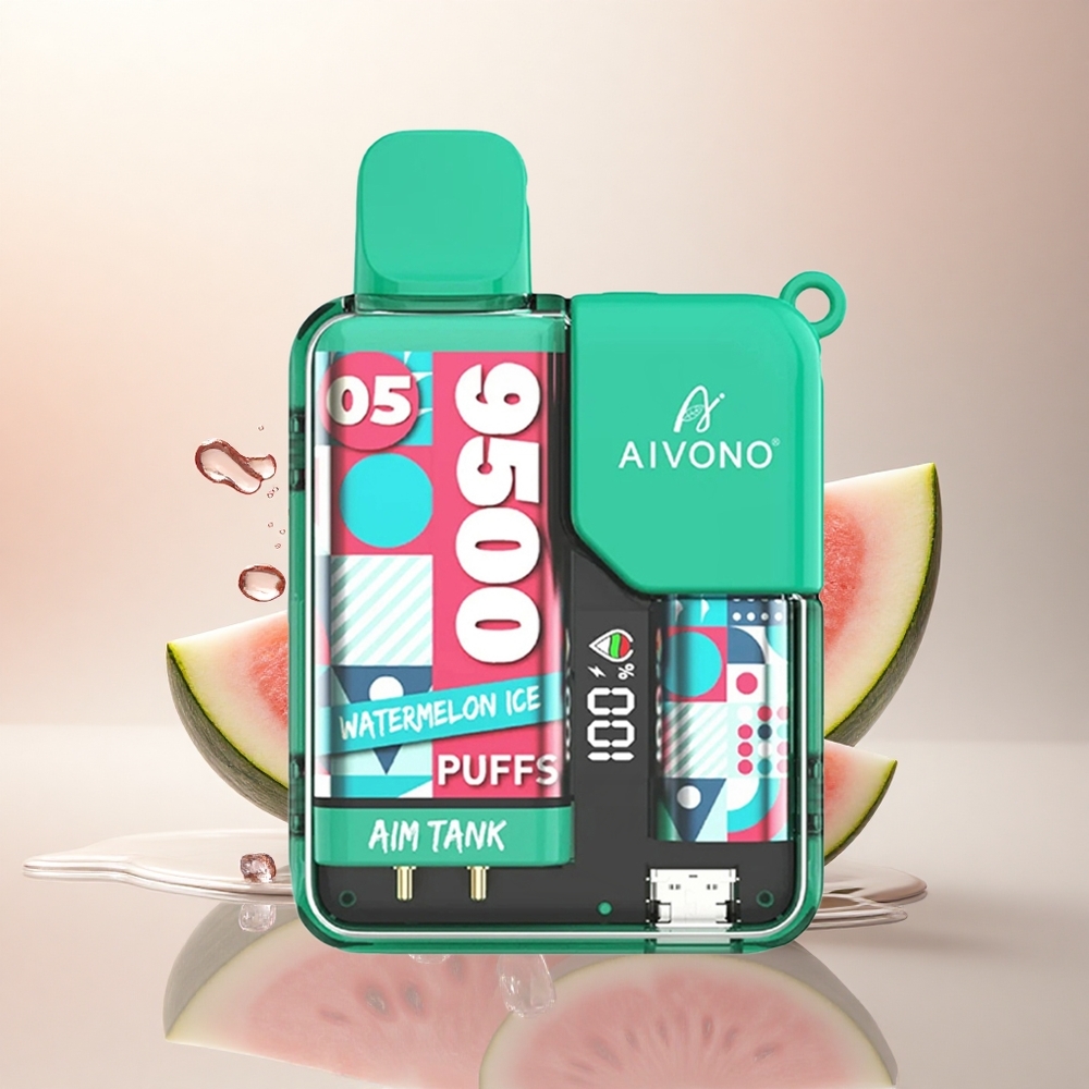 Aivono Aim Tank 9500 Puffs Karpuz Buzu 650mAh %5 Nikotin