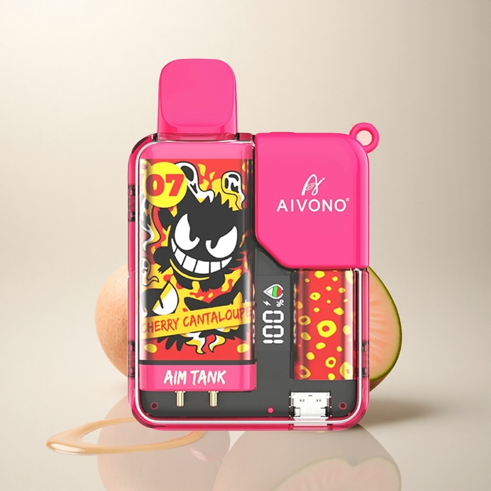 Aivono Aim Tank 9500 Puffs Kiraz Kavun 650mAh 18ml Nikotin