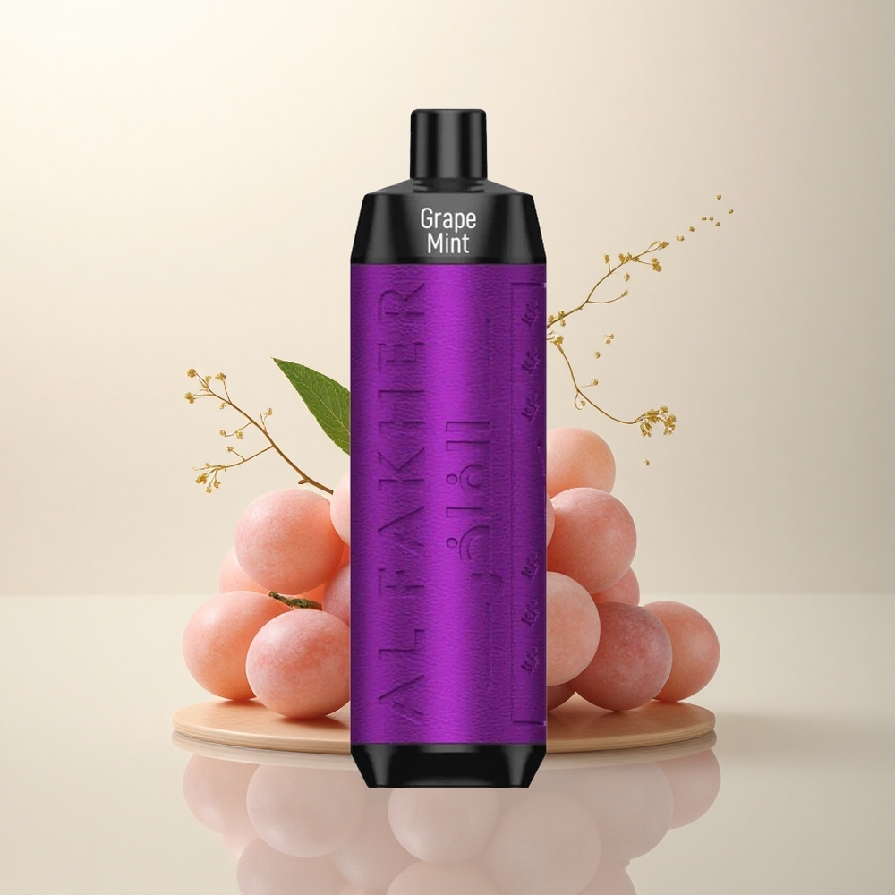 Al Fakher Crown Bar 8000 Crystal Üzüm Naneli 600mAh 5mg Nikotin 18ml