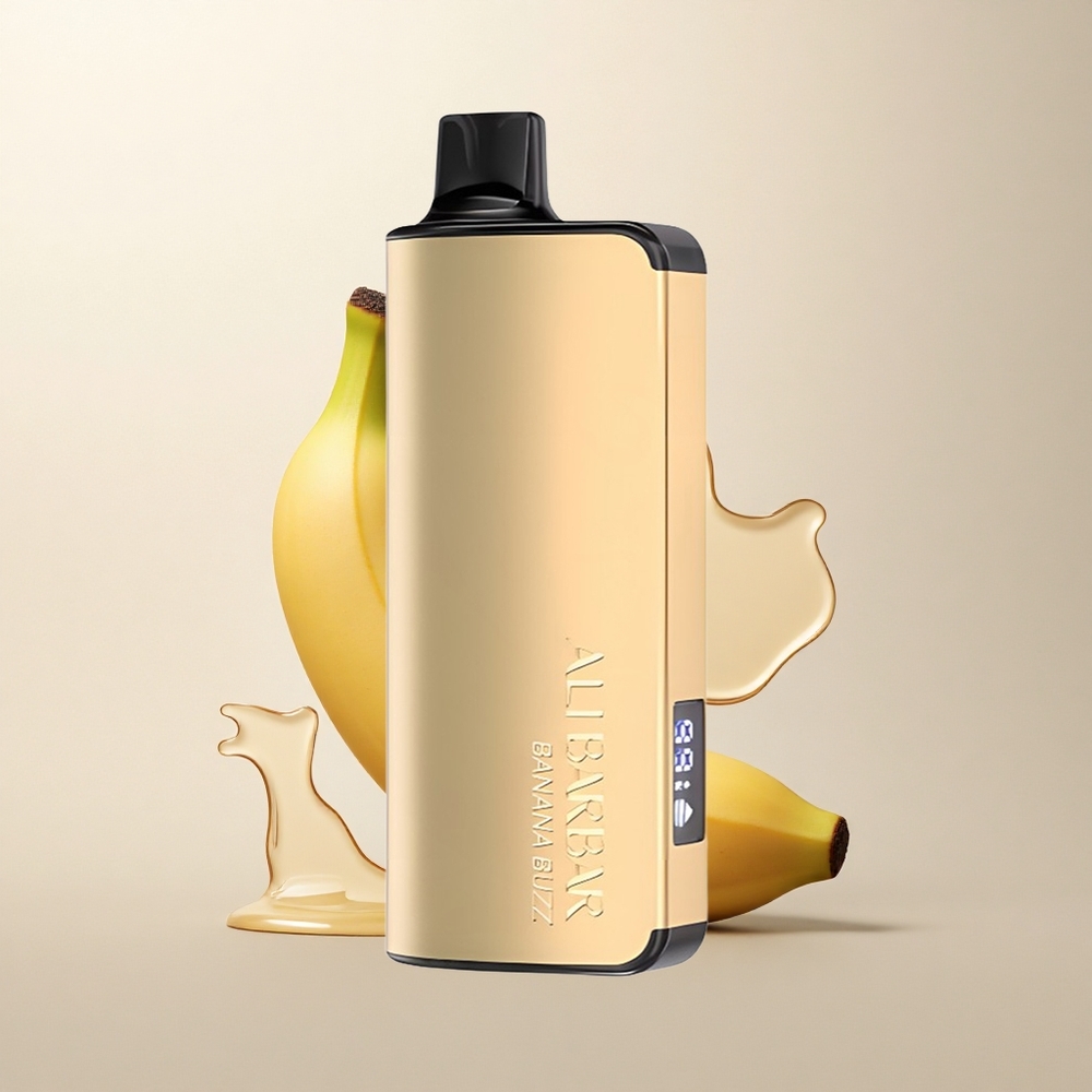 Alibarbar Ingot 9000 Puffs Muz Vızıltısı 2350mAh 22ml