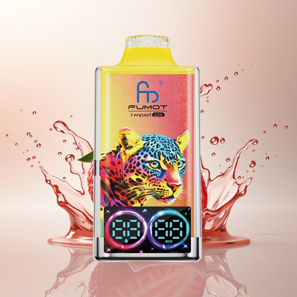 Fumot Leopard 40K Puffs Çilek Buz 5% Nikotin 700mAh