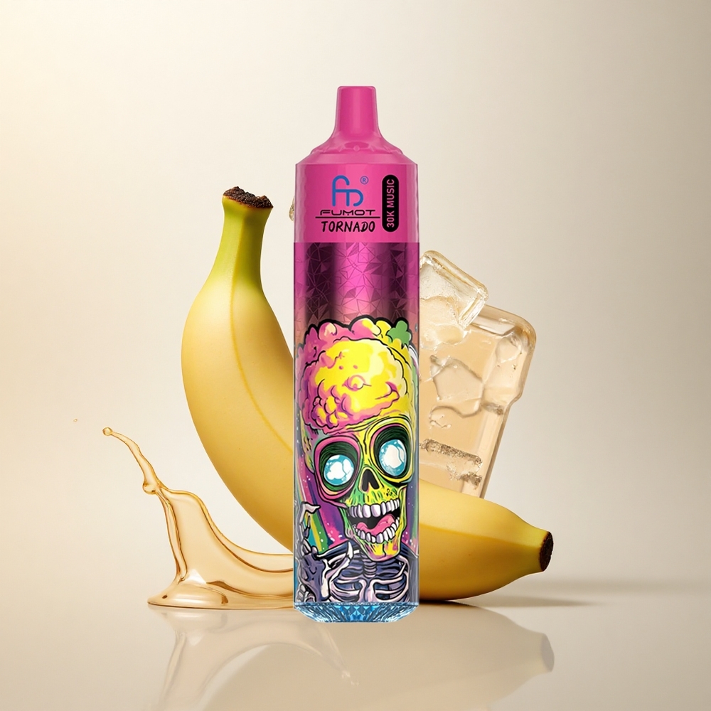 Fumot Randm Tornado 30000 Puffs Muz Buz 600mAh 30mL %2 nikotin