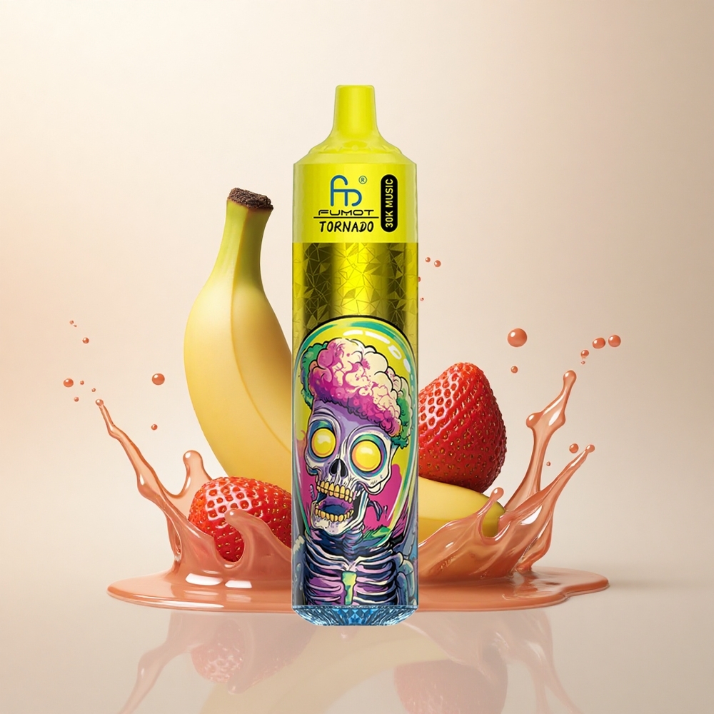 Fumot Randm Tornado 30000 Puffs Muz Çilek 30mL 600mAh