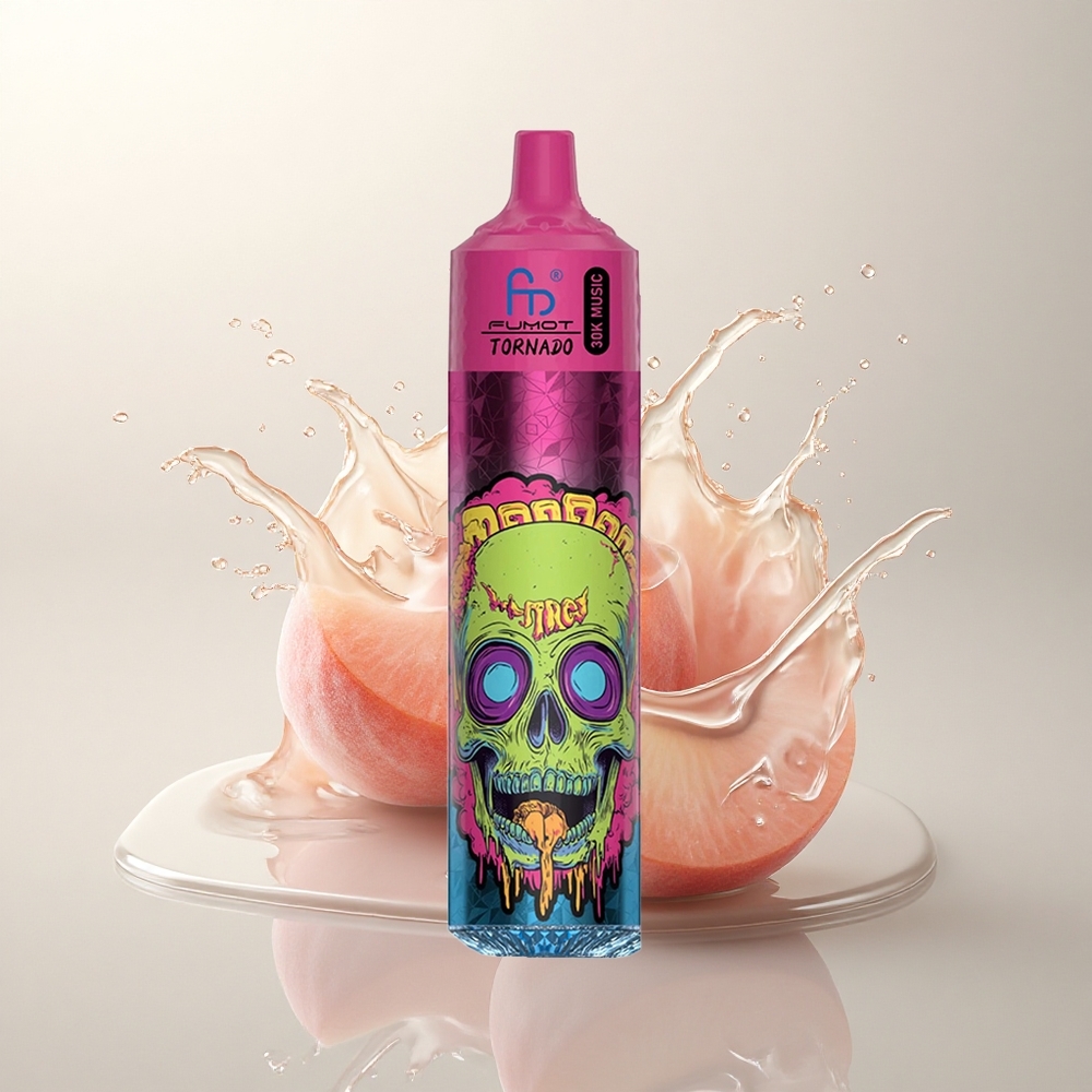 Fumot Randm Tornado 30000 Puffs Şeftali Buz 30mL 5% nikotin 600mAh