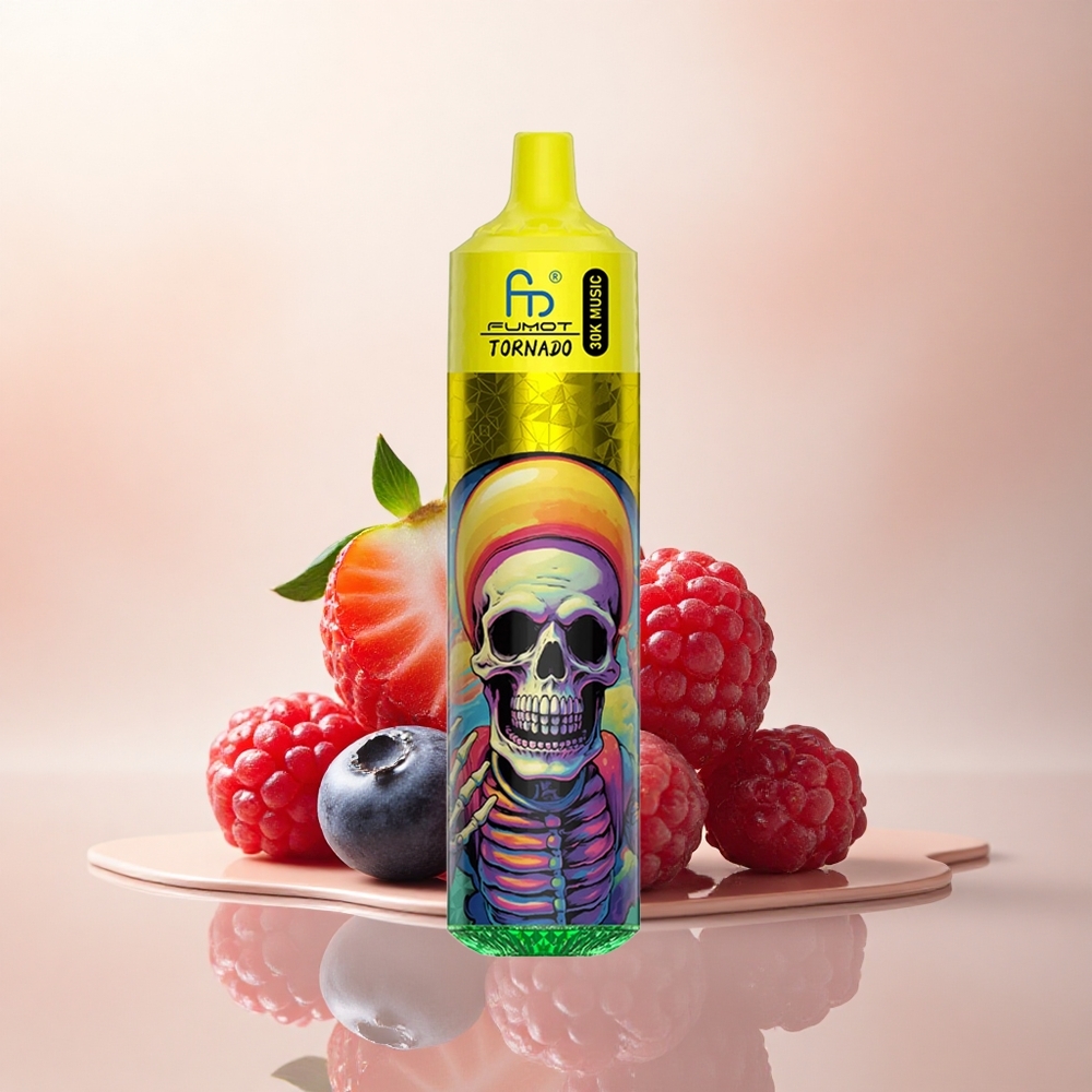 Fumot Randm Tornado 30000 Puffs Çilek Böğürtlen Ahududu 30mL %5 Nikotin 600mAh