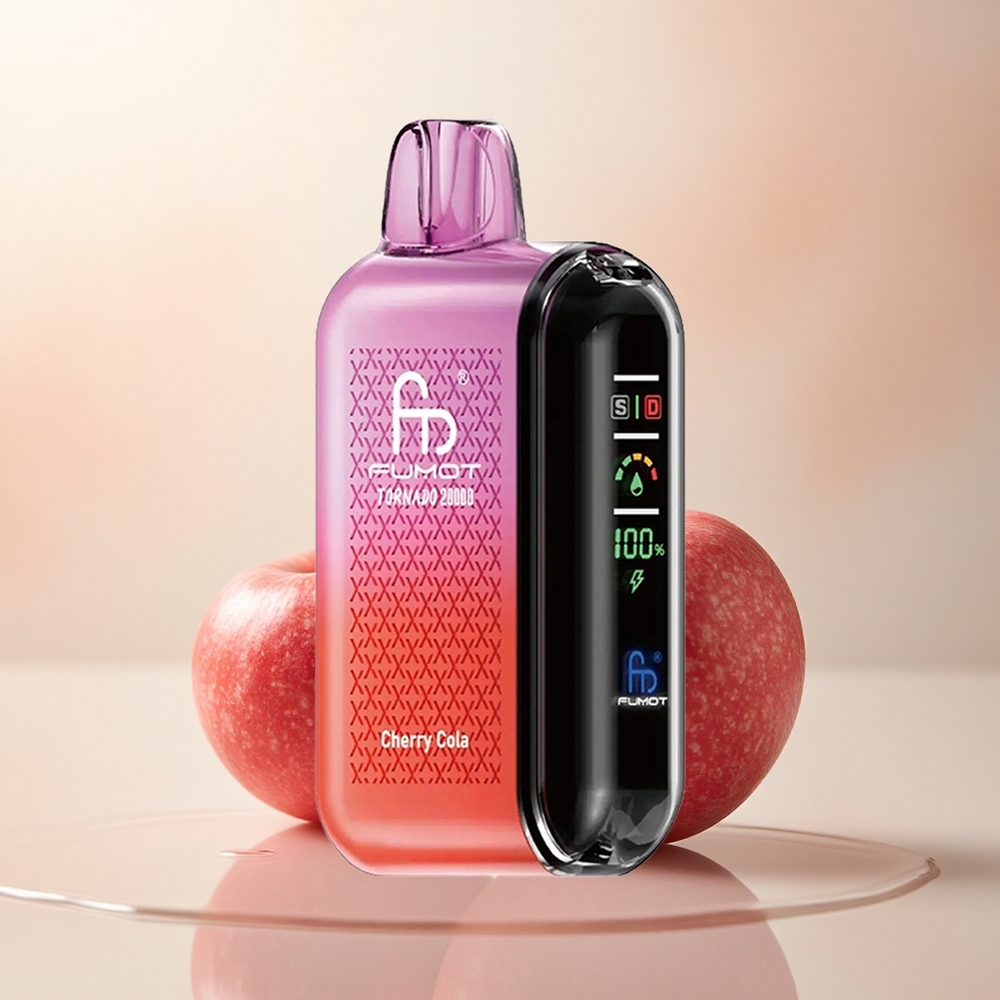 Fumot Tornado 20000 Puffs Kiraz Kola Dual Mesh 850mAh