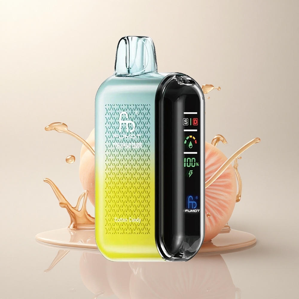 Fumot Tornado 20000 Puffs Pamuk Şeker Dual Mesh 850mAh