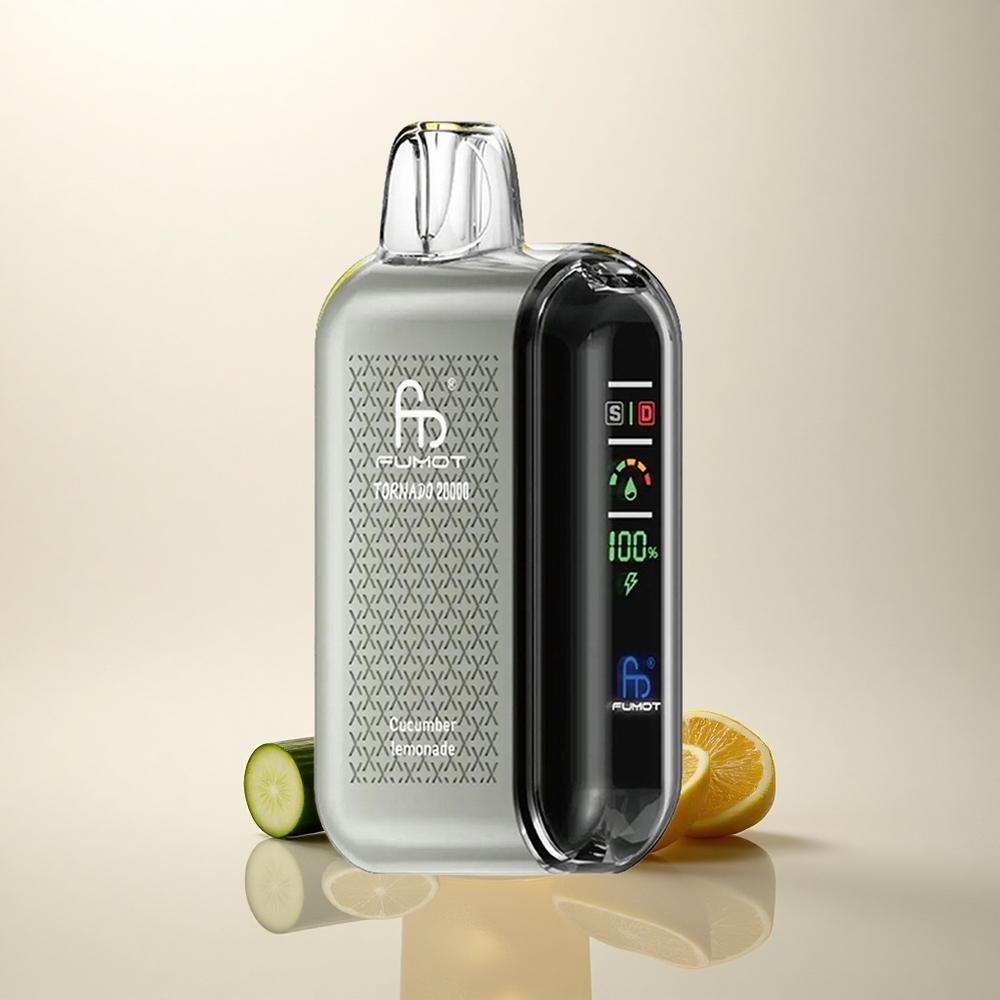 Fumot Tornado 20000 Puffs Salatalık Limonata 20ml 850mAh 2% Nikotin