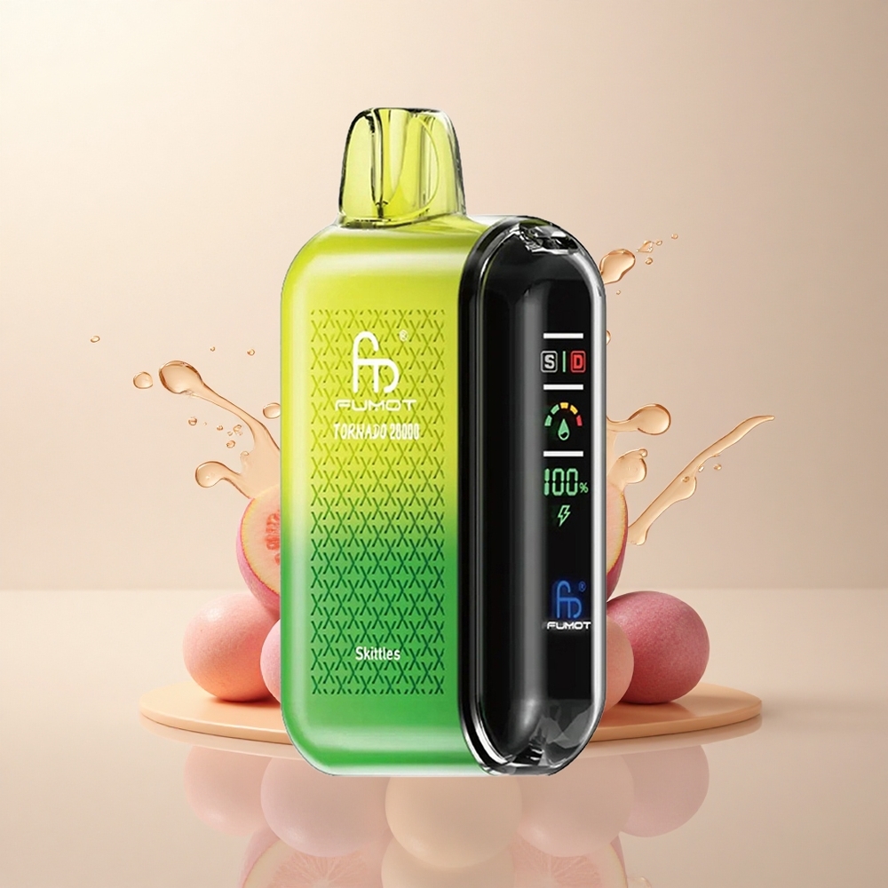 Fumot Tornado 20000 Puffs Şeker Renkli 850mAh Akıllı Ekranlı