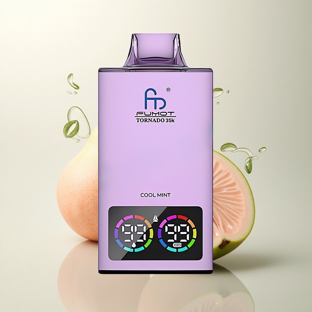 Fumot Tornado 35000 Puffs Serin Nane Çift Örgül Bobinli USB-C Şarjlı