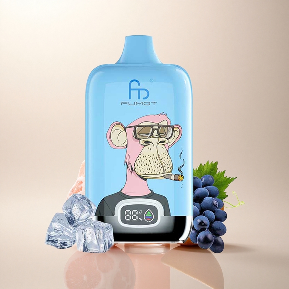 Fumot Tornado Digital Box 12000 Puffs Pembe Limonata 550mAh