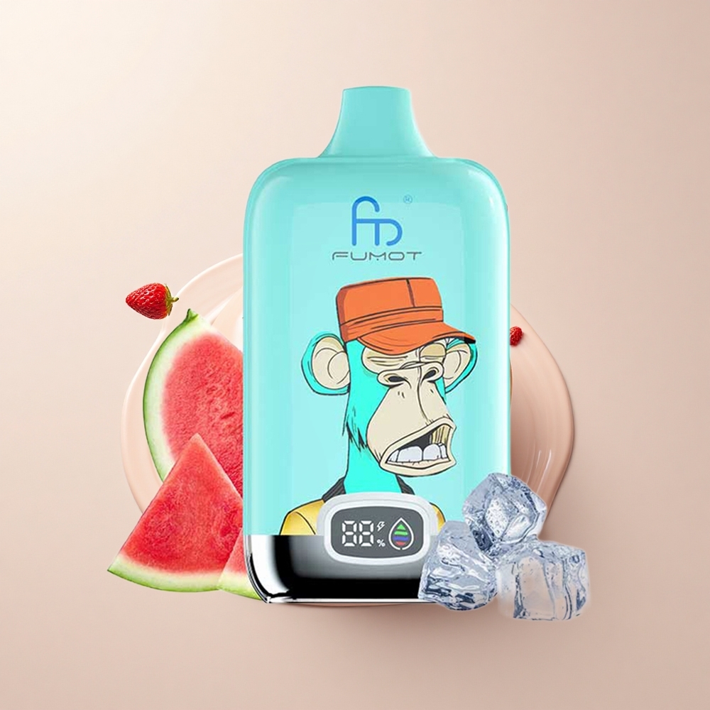 Fumot Tornado Digital Box 12000 Puffs Çilekli Çörek 550mAh