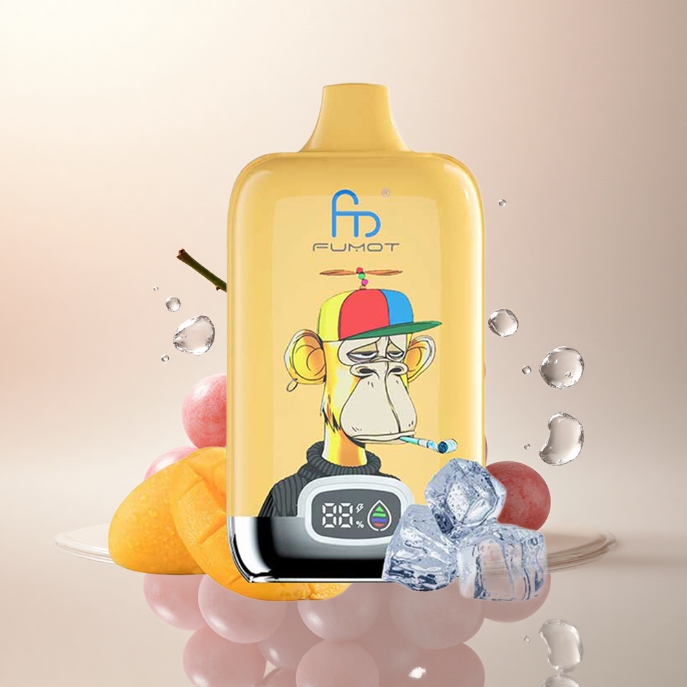 Fumot Tornado Digital Box 12000 Puffs Üzüm Buzu 550mAh Mesh