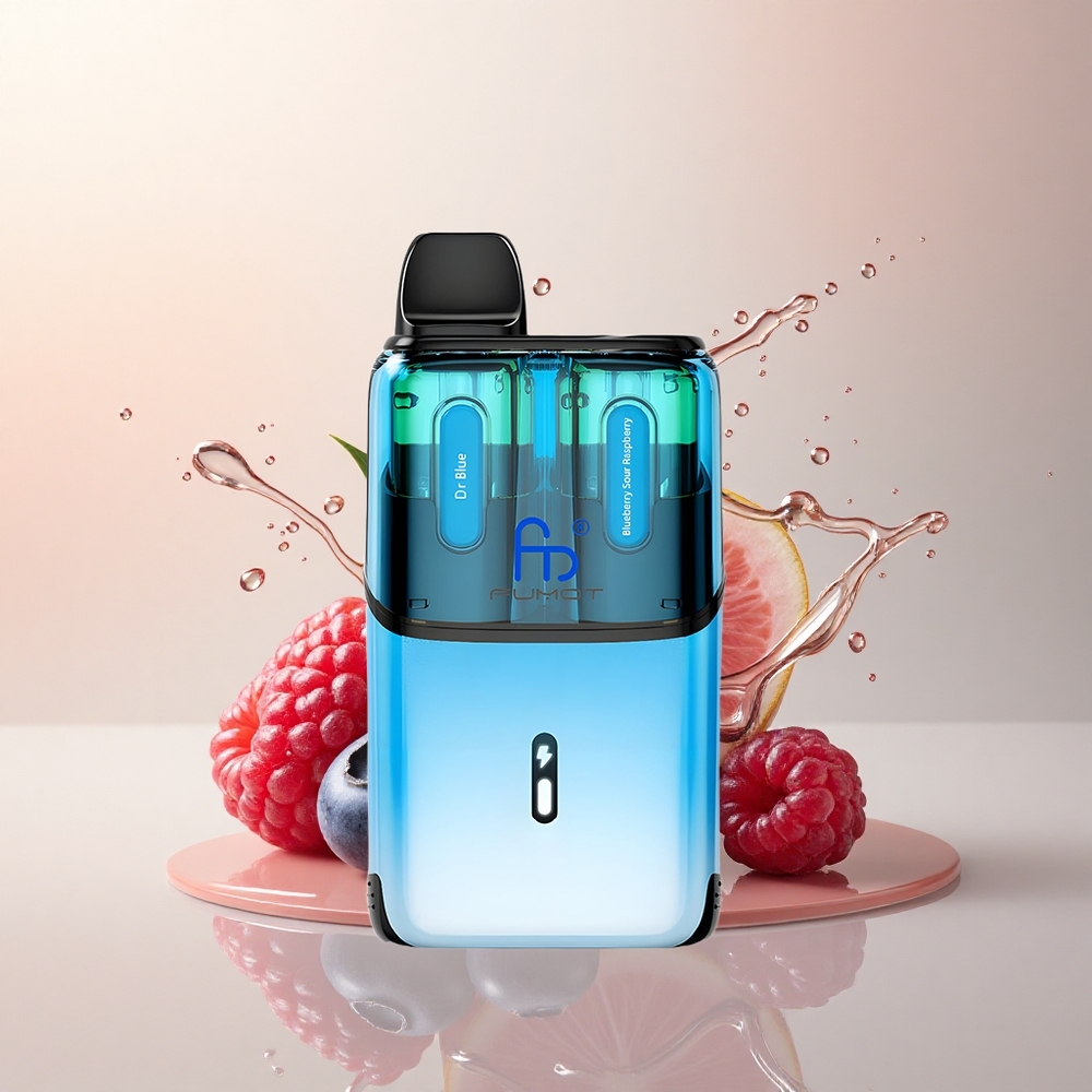 Fumot Ultra T32000 Puffs Dr Mavi - Yaban Mersini Ekşi Ahududu 20mg Nikotin 800mAh