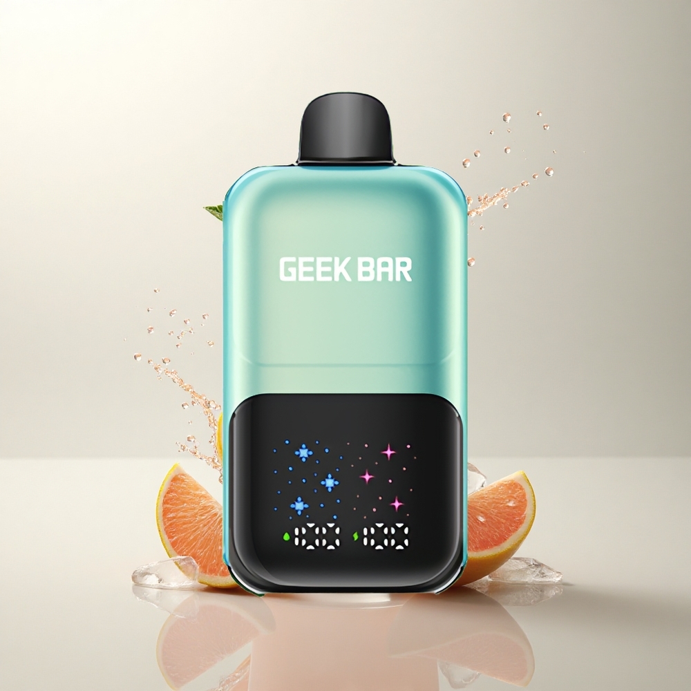 GEEK BAR 2GO 20ml 50000 Puffs Serin Nane Buz - 20mL Kapasite, %5 Nikotin, Şarj Edilebilir Pil