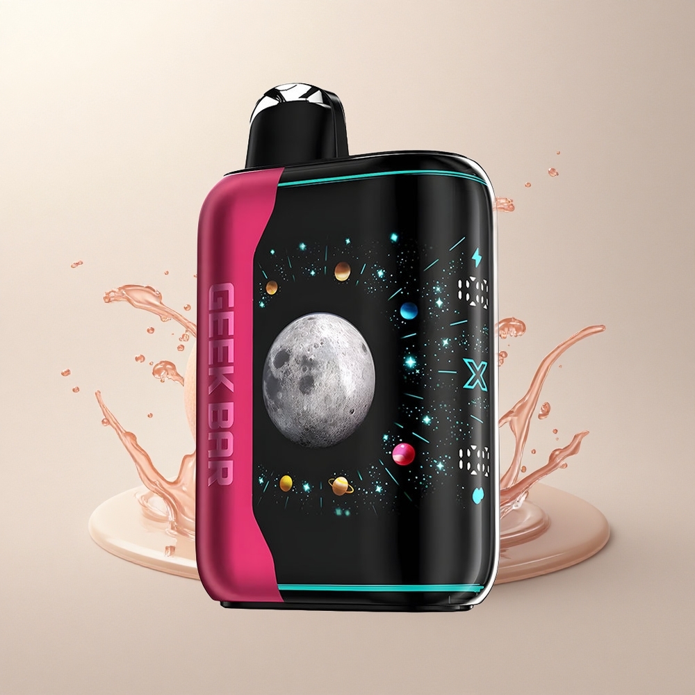 GEEK BAR Platinum Edition 25000 Puffs Ekşi Pembe Tozu Nikotin %2 Çift Örgül Bobin