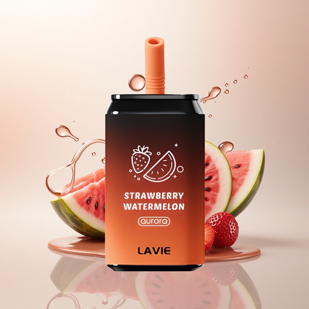 Lavie Aurora 11000 Puffs Çilek Karpuzu 650mAh Tip C Şarj