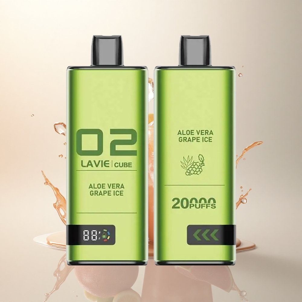Lavie Cube 20000 Puffs Aloe Vera Üzüm Buz 5% Nikotin 600mAh