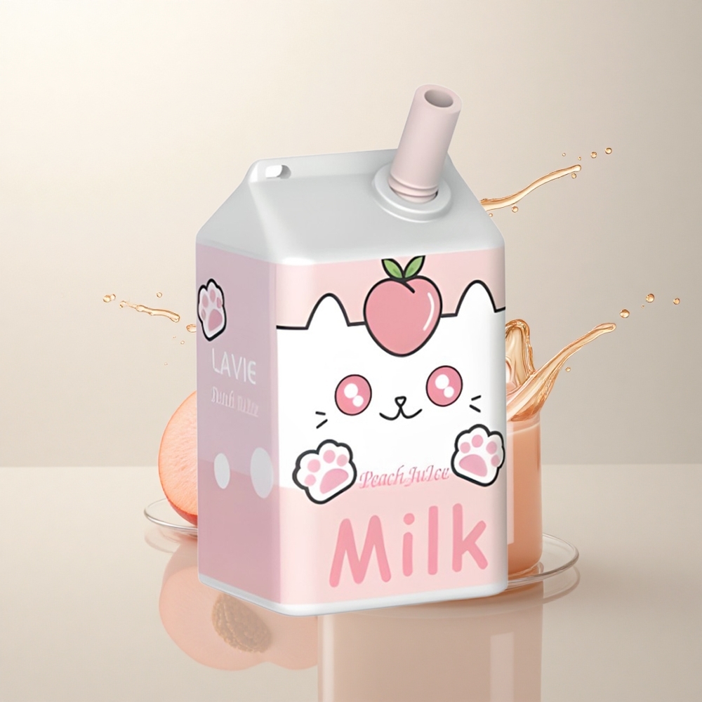 Lavie Milk 7000 Puffs Şeftali Suyu 600mAh Tip C Şarj